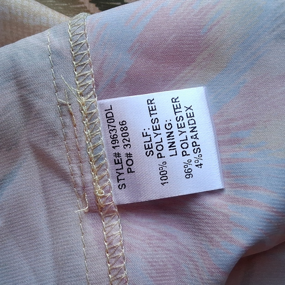 SKIES ARE BLUE Floral Maxi Dress Cream Pink 3X - Picture 4 of 11